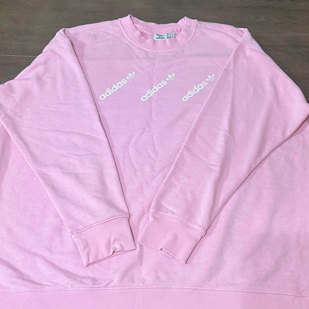 Adidas Light Pink Crewneck Sweatshirt